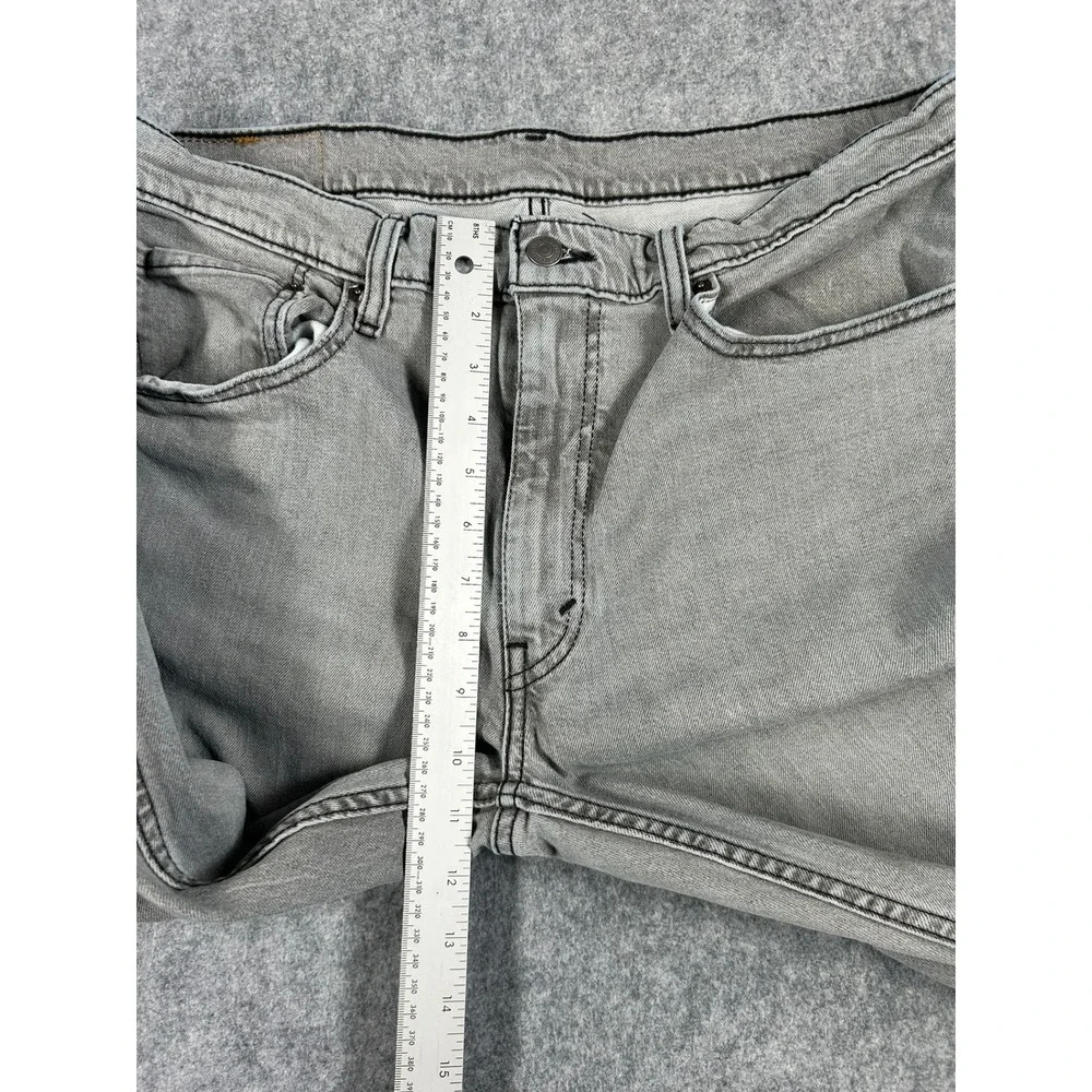 Levis 514 Denim Jeans Mens 36x30 Fits 36x29 Gray Straight Leg Casual Pants